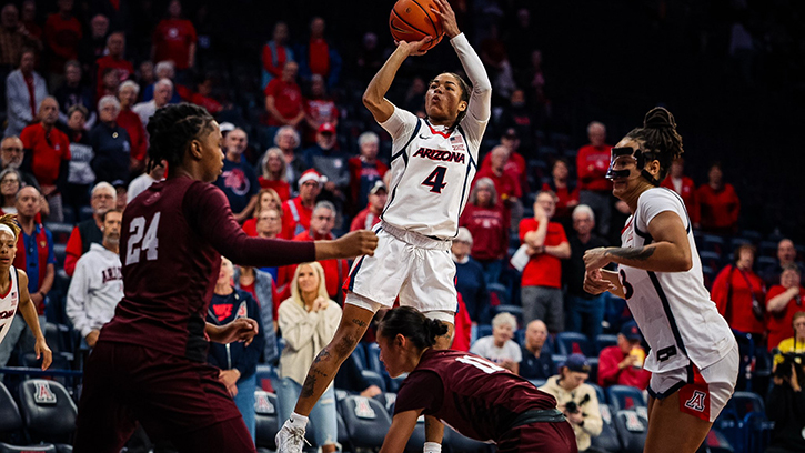 Lani Cornfield (Seneca Nation) contributed 22 points for Arizona who beat Eastern Kentucky, 87-83