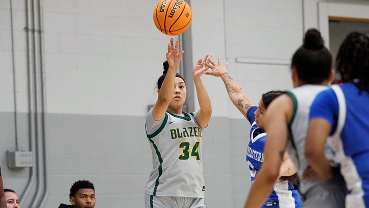 Veronica Williams (Mississippi Choctaw) led Belhaven with 17 points in senior game win over Wesleyan (GA)