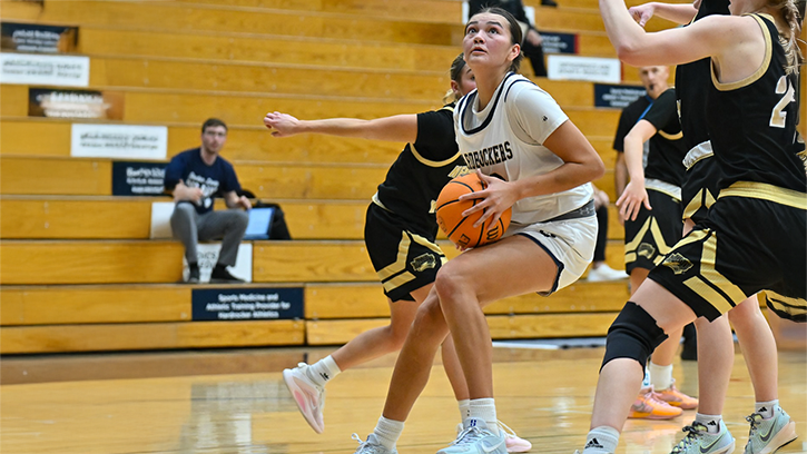 Morning Grace Spotted Bear (MHA) led SD Mines with 27 points in 80-79 Win over Minnesota-Crookston