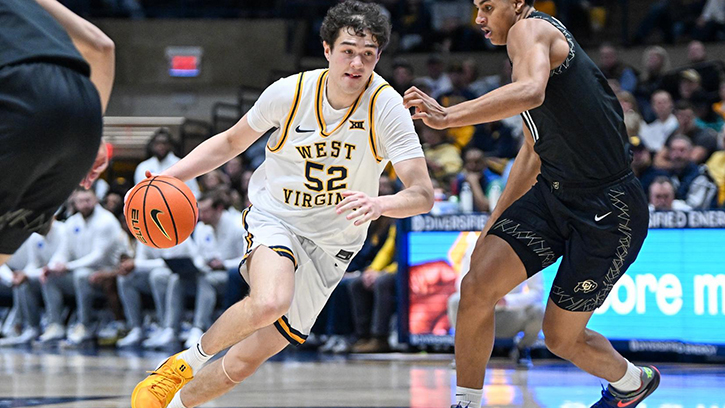 Treysen Eaglestaff (Cheyenne River Sioux) had a game-high 22 points as WVU defeats Colorado 72-61