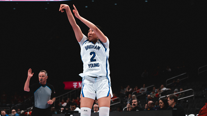 Sydney Benally (Navajo) added 14 as BYU beat Houston in the first round of the Big 12 Tournament