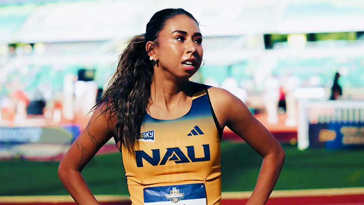 Defending Big Sky Conference Champion Hayley Burns (Cheyenne) and NAU Lumberjacks No. 1 in Poll
