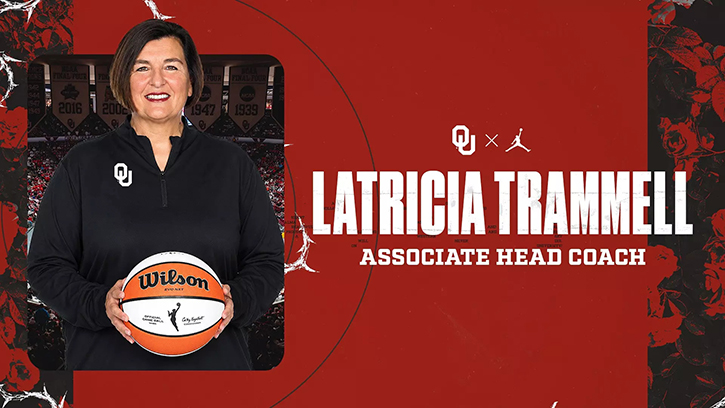 Oklahoma Sooners Women’s Basketball Has Named Latricia Trammell (Cherokee) as Associate Head Coach