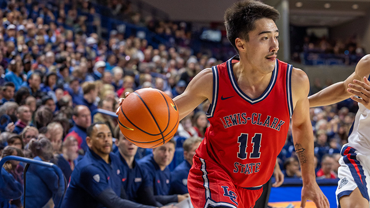 Titus Yearout (Nez Perce) leads LC State with 12 in 91-59 charity exhibition loss at Gonzaga