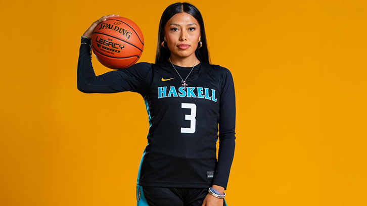 CAC Offensive Player of the Week MorningRain Honani (Navajo/Hopi) scores 26 in Haskell’s 71-54 loss to Bellevue