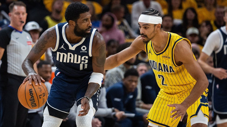Kyrie Irving (Standing Rock Sioux) Drops 24 as Mavericks Rout Pacers, 121-105