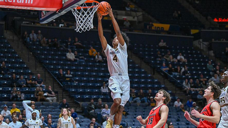 Keonte Greybear (Standing Rock Sioux) scores 11 as West Virginia closes preseason with 98-55 rout of Wheeling