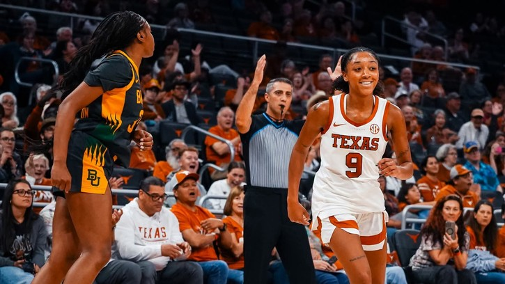Zya Vann (Cherokee) goes 6-for-6 from three, scores team-high 18 as No. 6 Texas beats Baylor 85-64 in exhibition